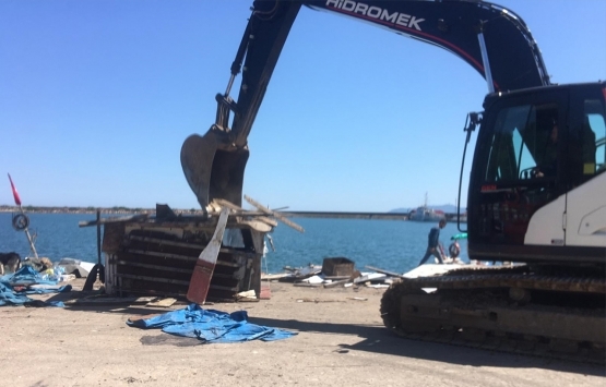 Ordu'da kıyılarda imara aykırı yapılar yıkılıyor!