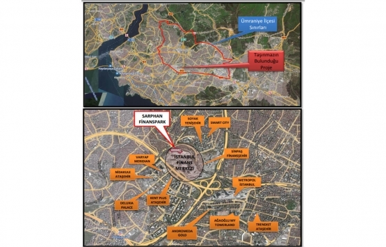 Sarphan Finanspark projesindeki 186 bağımsız bölümün değeri ne kadar?