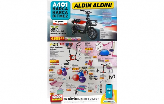 A101 24 Şubat 2022 kataloğu! Aldın aldın!