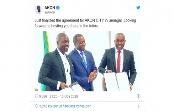 Ünlü rapçi Akon, Senegal de kendi şehrini kurdu!