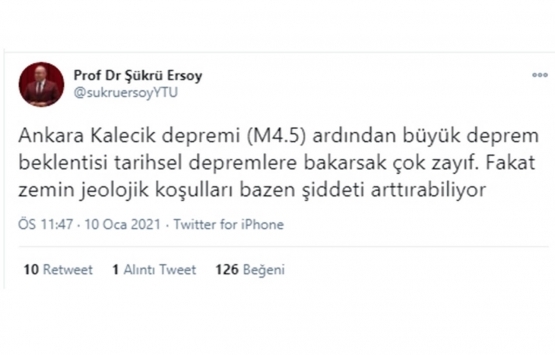 Uzmanlardan Ankara depremi açıklamaları!