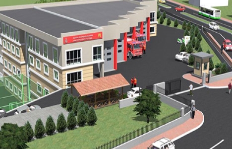 Arnavutköy İtfaiyesi'nin yeni tesisinde inşaat çalışmaları devam ediyor!