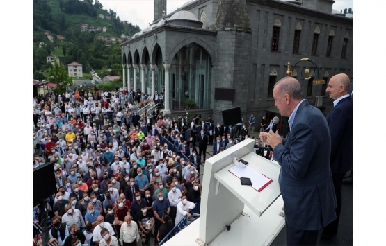 Cumhurbaşkanı Erdoğan: Yatay mimariyle şehirlerimize nefes aldırdık!