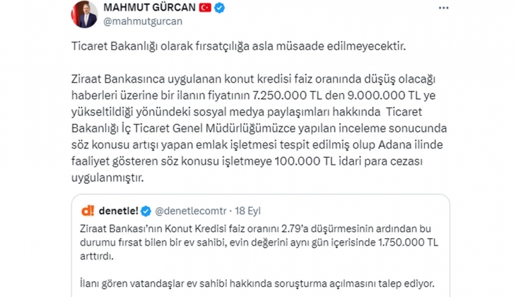 Emlakta fırsatçılığın çözümü, kiracı ve ev sahibi arasındaki kanunları hakkaniyetli düzenlemek ve uygulamaktan geçer!