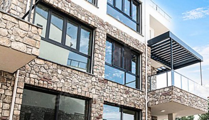 Kent İskele Pelitköy de deniz manzaralı lüks villalar Nisan da teslim!