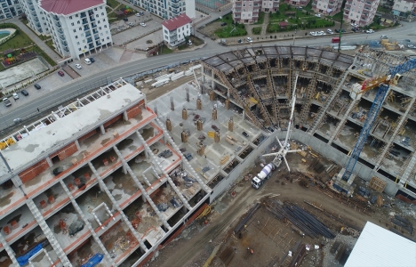 Ordu Stadı nın yüzde 95 i tamam!