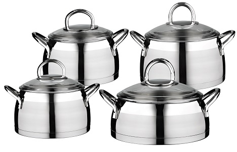 Emsan'dan Aragon çelik tencere seti!