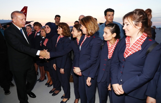 3. Havalimanı’na ilk inişi Cumhurbaşkanı Erdoğan yaptı!