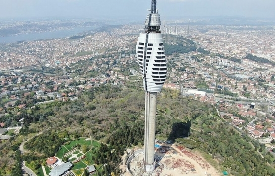 Küçük Çamlıca TV-Radyo Kulesi inşaatında sona gelindi!