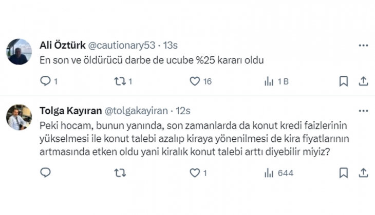Kira bedellerindeki hızlı yükselişin sorumlusu tuhaf para politikası mı? Vatandaşlar ne diyor? 