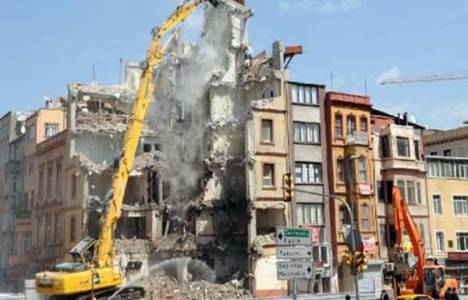 Beyoğlu İlçe Emniyet Müdürlüğü binası kentsel dönüşüm kapsamında yıkıldı!