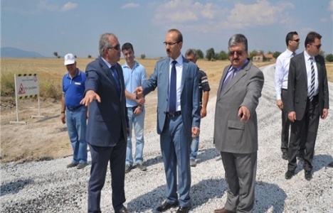 Uşak'ta yol düzenleme çalışmaları başladı!