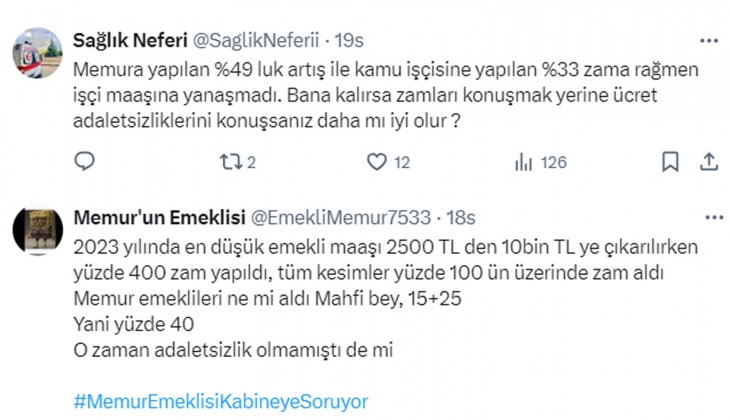 Mahfi Eğilmez: Kamu işçilerinin zammı da yüzde 49,25 e çıkarılsın! 