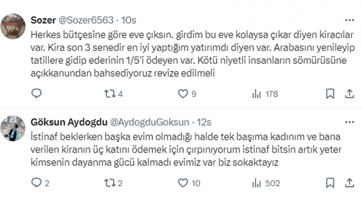 Avukattan Cumhurbaşkanı Erdoğan a çağrı: Yüzde 25 sınırı çözüldü, sıra kiracıların tahliyesini kolaylaştıran düzenlemede