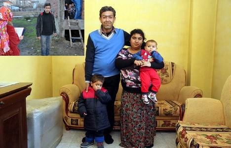 Çekmeköy Belediyesi'nden inşaatta yaşayan aileye eşyalı ev!