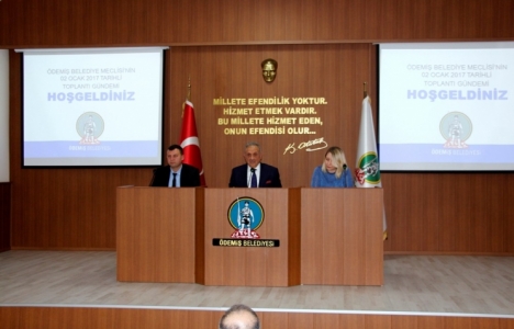 Ödemiş Belediye Meclisi 2017'nin ilk toplantısını yaptı!