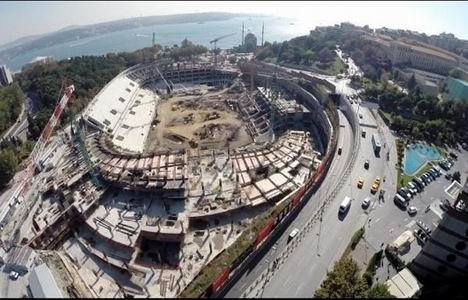 Vodafone Arena inşaatının son hali!