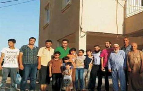 8 katlı apartmanı mültecilere verdi!