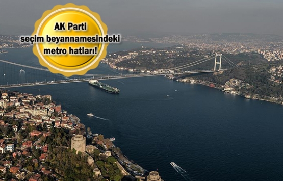 İstanbul'da yeni açılacak 14 metro hattı!