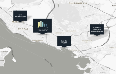 Manzara Adalar ulaşım krokisi!