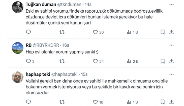 İstanbul Başakşehir de kiralık ev ilanı için şaşırtan şart: SGK hizmet dökümü ve kredi notu