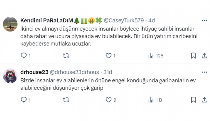 Konutlara katlamalı vergi önce satışları sonra üretimi düşürür: Parası olan da ev almaz!