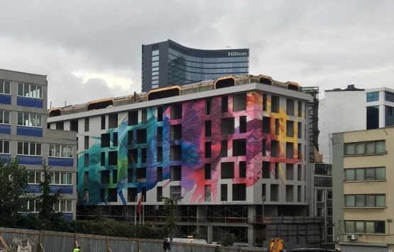 Bomonti Papilio projesinin dış cephe duvarları sanatla buluşuyor!