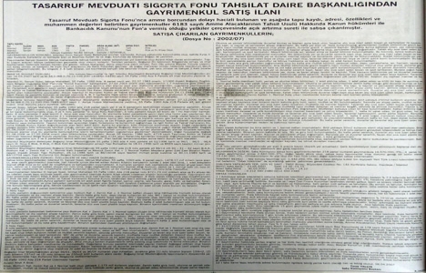 2007 yılında TMSF, Aslanlı Köşk ü satışa çıkardı!