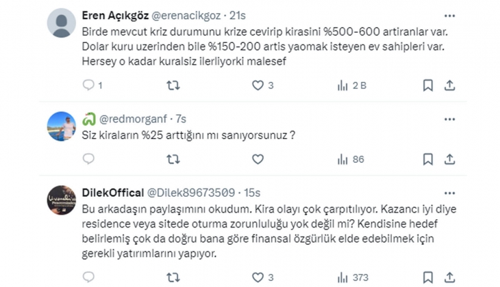 Artık sanki kiracılar lojmanda oturuyor, lojmanı da ev sahibi finanse ediyor!