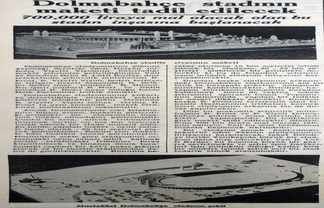 1939 yılında İnönü Stadyumu 700.000 liraya mal olacak!