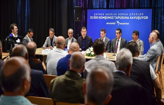 Beylikdüzü Yakuplu'nun tapu sorunu çözüldü!