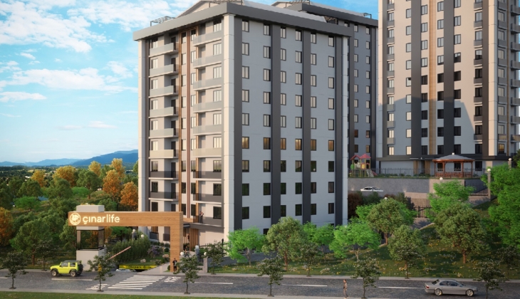 Çınar Life’ta anahtar teslim 3+1’ler 7.5 milyon TL’ye!