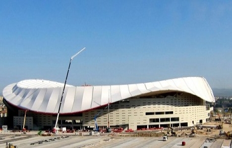 Atletico Madrid'in yeni stadında sona gelindi!