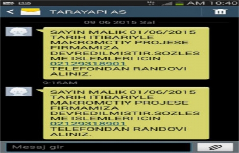 Tara Yapı dan Makromcity mağdurlarına mesaj!