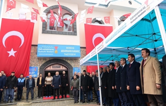 Kahramanmaraş Ekinözü Sosyal Tesisi açıldı!