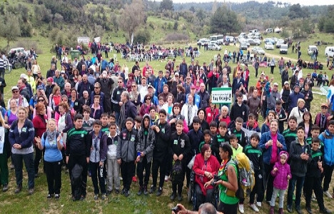 Gaziemir'de imara açılan zeytinlikler için eylem yapıldı!