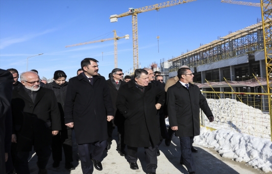 Murat Kurum, Yargıtay binası inşaatını inceledi!