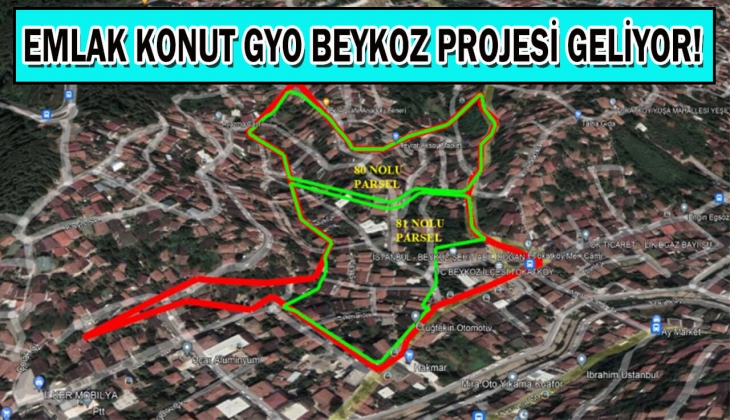 Emlak Konut GYO Beykoz projesi