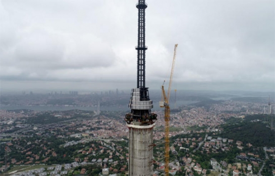 Çamlıca Kulesi 365 metre yüksekliğiyle Eyfel i geçti!