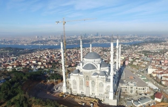 Çamlıca Camii nin yüzde 98 i tamamlandı!
