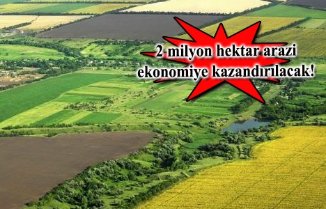 İşlenmeyen araziyi devlet kiralayacak!