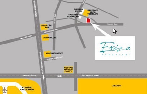 Eviza Konakları satılık daire!