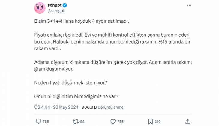 Emlakçılar neden satılmayan evlerin fiyatını düşürmez?