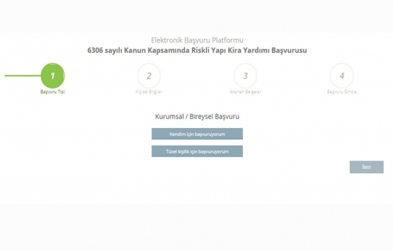 Riskli yapı kira yardımı başvurusu 2021!