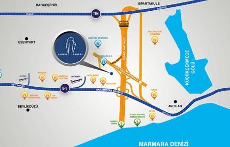 Samsun Towers ulaşım!