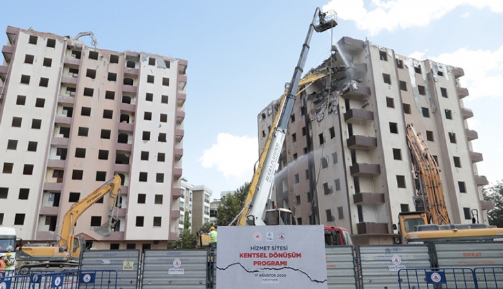 Kağıthane Hizmet Sitesi'ndeki kentsel dönüşüm çalışmalarında geri sayım!