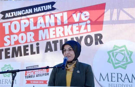 Altuncan Hatun Toplantı ve Spor Merkezi'nin temeli atıldı!