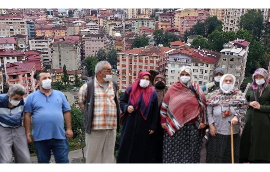Rize'de binaları kamulaştırılan vatandaşlardan tepki!