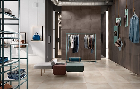 Villeroy and Boch Xentric karo serisi ile yalın beton görünümü!