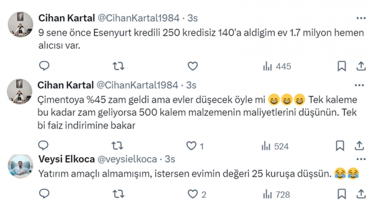 Ekonomist Mert Başaran, evimi satayım, faize koyayım diyenleri uyardı: Evler çökecek satın diyenlere kanmayın! 